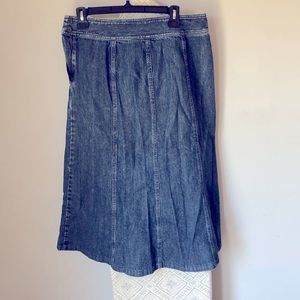 Liz Claiborne Jean skirt 8